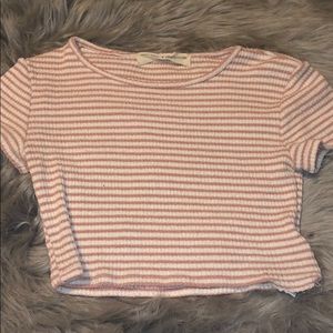 Striped crop top